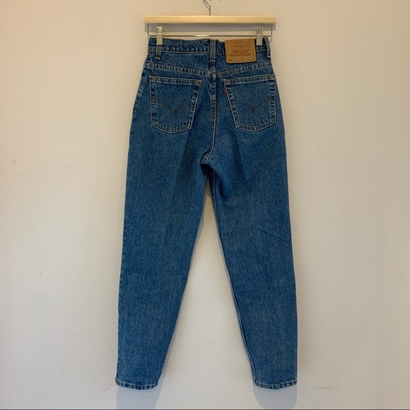 Levi's Denim - Vintage Rare Levi’s 521 Petite Tapered Fit High Waisted Jeans